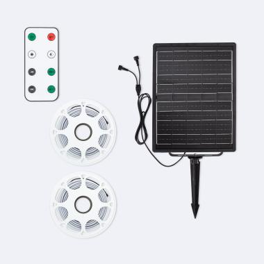 Produto de Fita LED Exterior Solar 24V DC SMD2835 60 LED/m 50m IP65 Largura 12 mm Corte 100 cm