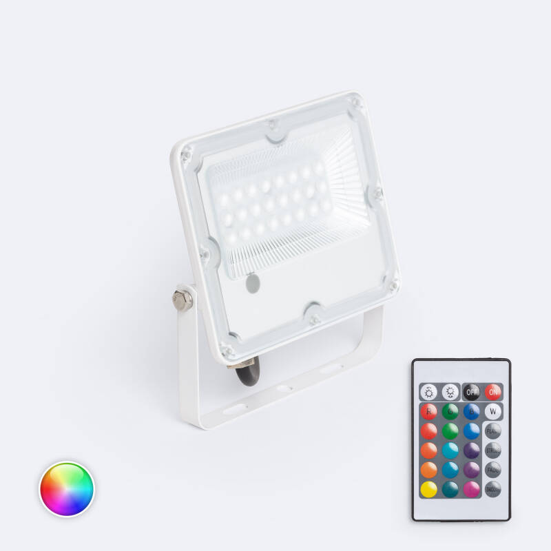 Producto de Foco Proyector LED 20W RGB IP65 S2 Pro con Mando IR
