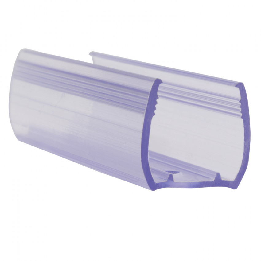 Clip de PVC Fijación para Neón LED Flexible RGB