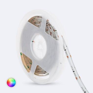 Producto de Tira LED RGBIC Digital SPI 24V DC COB 720 LED/m 5m IP20 CRI90 Ancho 12mm Corte 5 cm