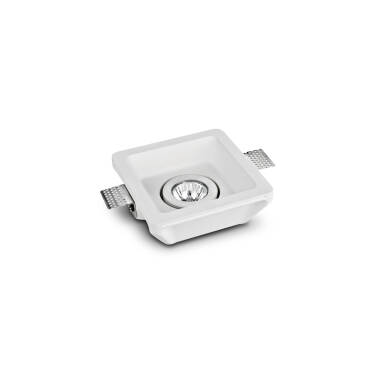 Aro Downlight Integración Escayola/Pladur Cuadrado para Bombilla LED GU10 / GU5.3  Corte 158x158 mm UGR17