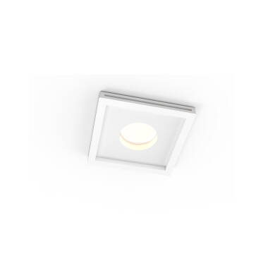 Aro Downlight Integração Gesso/Pladur para Lâmpada LED GU10 / GU5.3  Corte 125x125 mm UGR17