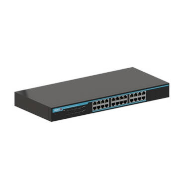Switch 24 portas 10/100/1000 Mbps (montável em Rack 19") OPENETICS 21241 Preto