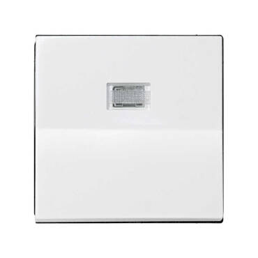 Tecla Individual com Visor Luminoso Branco SIMON 28 28011-30 Branco