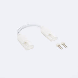 Product Conector Doble con Cable para Tira LED Autorrectificada 220V AC SMD IP65 Ancho 12mm Monocolor