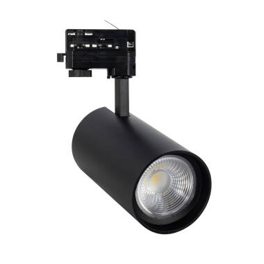 Foco Carril LED Trifásico 40W CCT d'Angelo PHILIPS Xitanium 15-36º Frost Negro