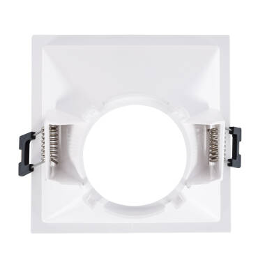 Produto de Aro Downlight Quadrado 45º Baixo UGR para Lâmpada LED GU10 / GU5.3 Corte 85 x 85 mm