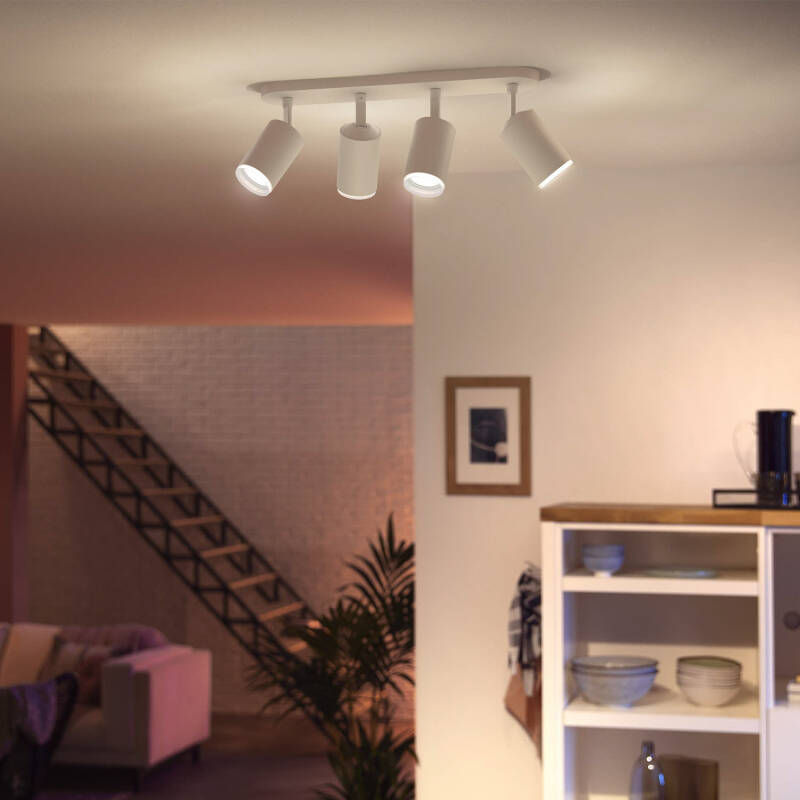 Produto de Candeeiro de Teto LED White Color 4x6W PHILIPS Hue Fugato