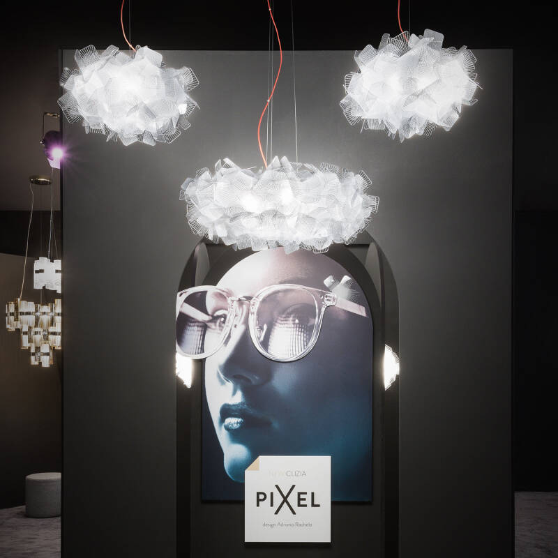 Produto de Candeeiro Suspenso SLAMP Clizia Suspension Pixel