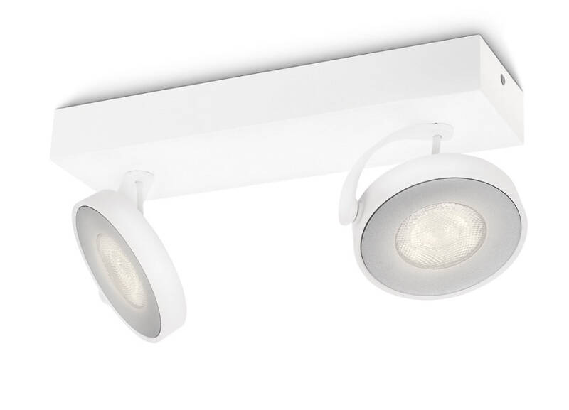 Producto de Lámpara de Techo LED Regulable 2x4.5W PHILIPS Clockwork