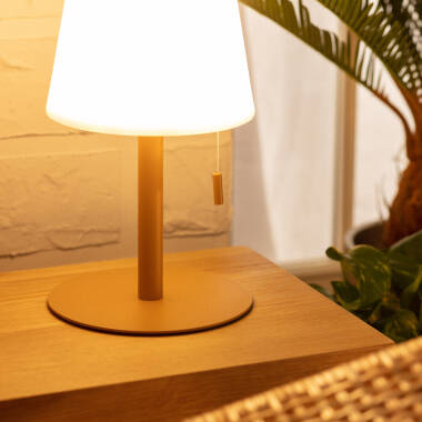 Producto de Lámpara de Mesa LED 2.6 W Portátil para Exterior Aluminio con Batería Recargable Epinay