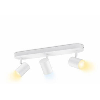 Producto de Lámpara de Techo LED Regulable CCT Smart WiFi+Bluetooth 4.9W Tres Focos WiZ Imageo