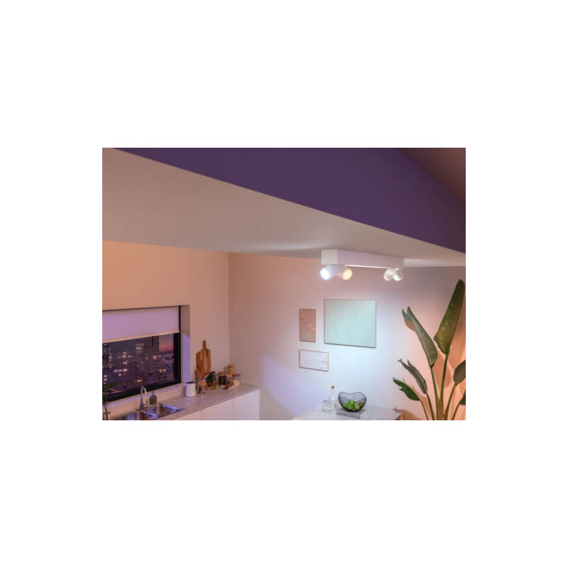 Produto de Candeeiro de Teto White Color GU10 4x5.7W PHILIPS Hue Centris 