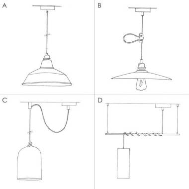 Produto de Candeeiro Suspenso Creative-Cables Modelo PDM Mini Campana XS             