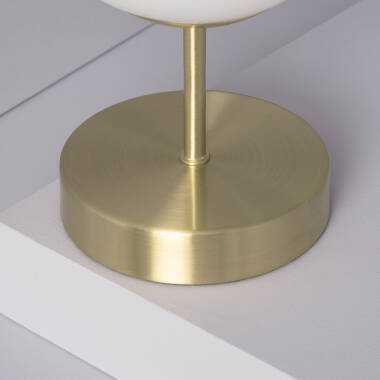 Producto de Lámpara de Mesa Metal y Cristal Moonlight