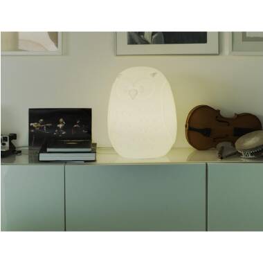 Producto de Lámpara Decorativa LED RGBW Gufo 40 Solar + Batería Recargable 