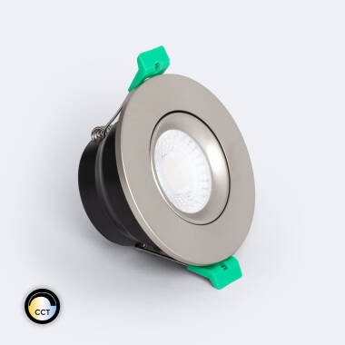 Downlight LED 8W Circular Regulável IP65 Corte Ø65 mm CCT Selecionável RF90 Design Ajustável