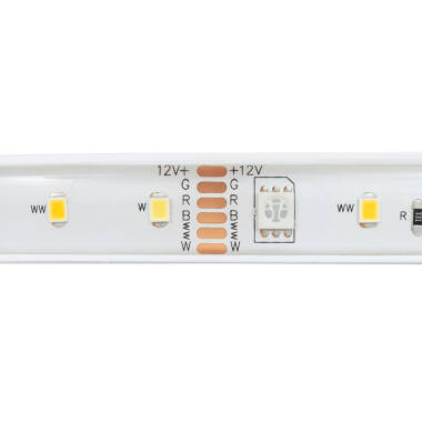 Producto de Kit Tira LED RGBWW 12V 72LED/m 5m WiFi IP65 Corte cada 12.5cm