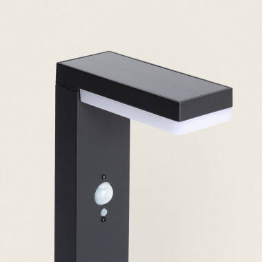 Producto de Baliza de Pie Exterior Solar LED 2W 50cm Aluminio con Sensor de Movimiento Goran