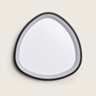 Produto de Plafon LED 20W Oval Metal Ø420 mm CCT Selecionável Owen