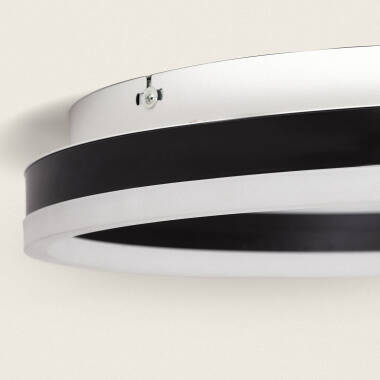 Produto de Plafon LED 24W Circular Metal CCT Selecionável Zuse