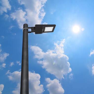 Luminária LED Solar com Sensor de Movimento e Crepuscular 32W