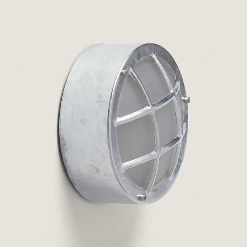 Producto de Plafón Circular para Exterior Ø200 mm Hublot Acero Galvanizado Coastal Fjord