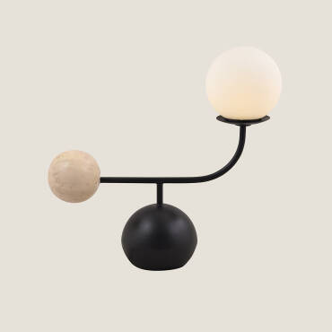 Candeeiro de Mesa Metal Bradwall Preto