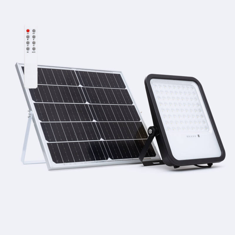 Producto de Foco Solar Exterior LED Nurda 25W 2700 lm IP65 con Control Remoto