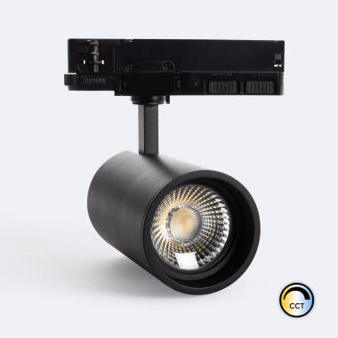 Foco Carril LED Trifásico 40W Marí CCT Negro