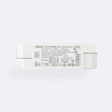 Product Driver LIFUD Regulável 0-10V 220-240V No Flicker Saída 25-42V 650-750mA 26-30W LF-ABA030-0750-42