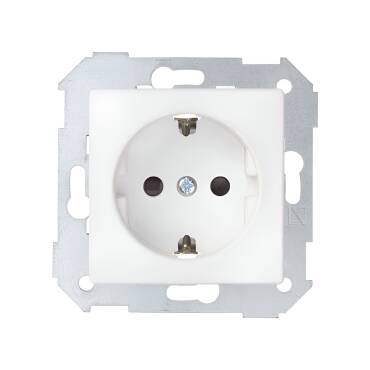 Base Tomada Schuko SIMON 82 Concept 8200432 Branco mate