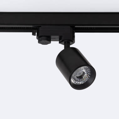 Foco Carril LED Trifásico 10W Regulável Mallet Preto