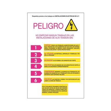 Pack 6 Unidades Cartaz PVC Pré-Requisitos CATU AP223R