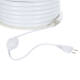 Produto de Rolo Neon LED 7,5 W/m Regulável 220V AC 120 LED/m 50m Semicircular 180º Branco Quente IP67 Corte Cada 100 cm