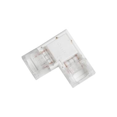 Conector Hipopótamo "L" para Fita LED Monocolor 12-24V DC Largura 8 mm