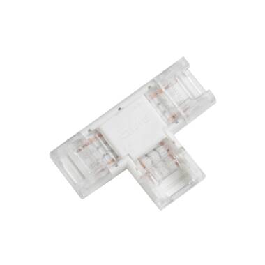 Conector Hipopótamo "T" para Tira LED Monocolor 12-24V DC Ancho 8 mm