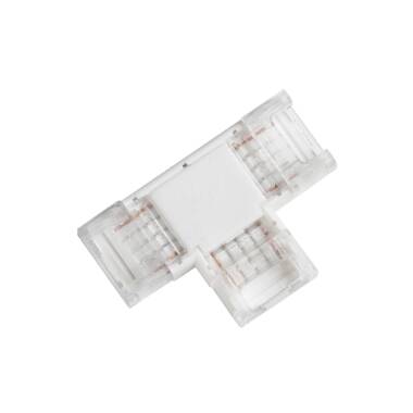 Conector Hipopótamo "T" para Fita LED Monocor 24-48V DC Largura 10 mm