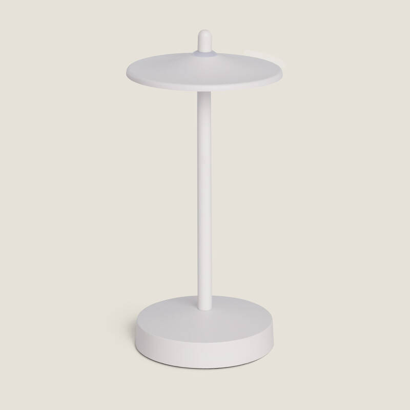 Producto de Lámpara de Mesa LED Portátil para Exterior Metal con Batería Recargable Milevani