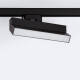 Produto de Foco Carril Linear LED Trifásico 24W Regulável TRIAC CCT Selecionável Elegant Preto