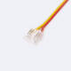 Producto de Conector Hipopótamo con cable para Tira LED CCT 24V DC COB IP20 Ancho 10mm