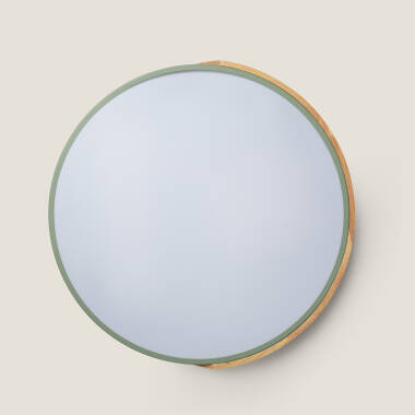 Producto de Plafón LED 36W Circular Madera Ø500 mm CCT Seleccionable Semi-Dari