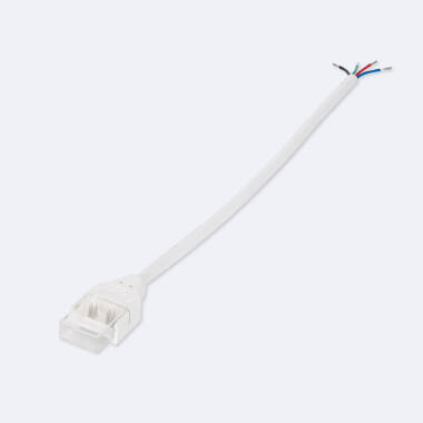 Conector Hipopótamo con cable para Tira LED RGB 12/24/220V SMD Silicone FLEX Ancho 12 mm