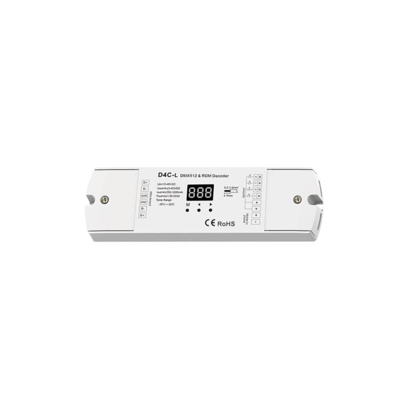 Produto de Descodificador DMX512 & RDM de 12-48V DC 350-1200mA 4 Canais