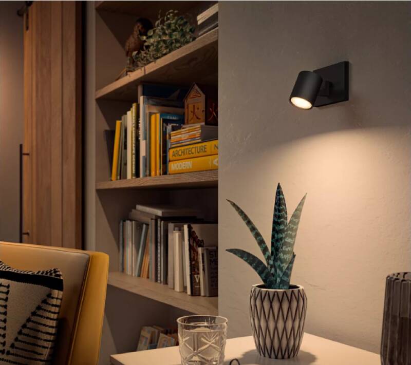 Produto de Candeeiro de Parede White Ambiance Um Foco GU10 PHILIPS Hue Runner Extensión