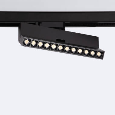 Foco Carril Linear LED Monofásico 12W Regulável CCT Selecionável Elegant Optic Preto