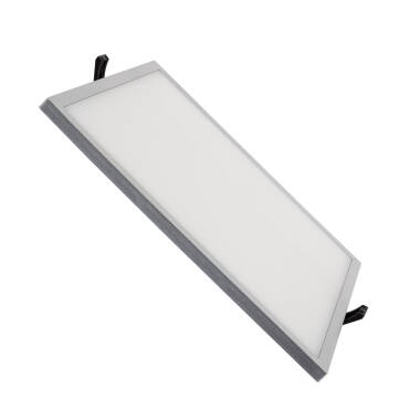 Placa LED 30W Cuadrada High Lumen LIFUD Corte Ø 200 mm Silver