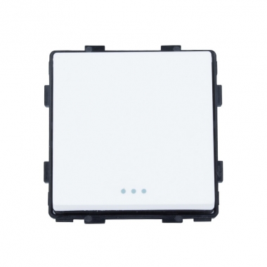 Producto de Interruptor Simple Pulsador con Marco PC Modern