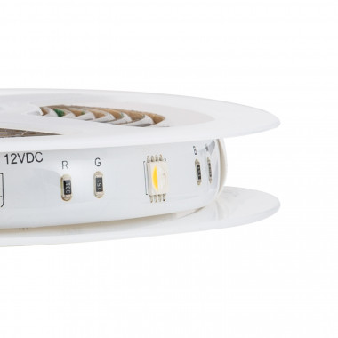 Produto de Fita LED Multicolorida Controle por Smartphone Bluetooth 30 LED/m 2m com Fonte de Alimentação Corte a cada 10cm
