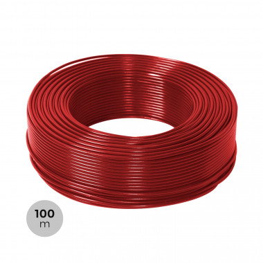 Producto de Rollo 100m Cable 6mm² PV ZZ-F Rojo   